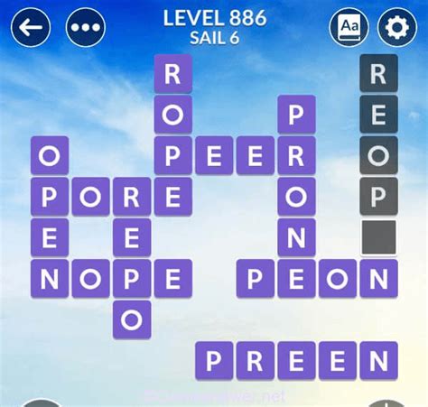 wordscapes level 886